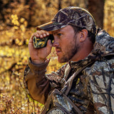 Hunting Rangefinder Mini with Rechargeable Battery, 875Y Laser Range Finder 6.5X Magnification (Leaf Camo) TIDEWE