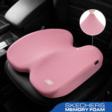 Skechers Seat Cushion, Ergonomic Memory Foam Cushion for Long Sitting Hours on Office & Home Chair