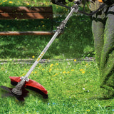 Professional High Power Grass Trimmer, Hedge Trimmer Gas Brush Trimmer Lawn Mower 52CC 2-Stroke Gas Straight Shaft String