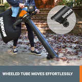 WORX 40V Leaf Blower Cordless with Battery & Charger, 3-in-1 Blower for Lawn with Vacuum and Mulcher, Cordless Leaf Blower