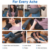 Cordless Neck Massager for Pain Relief Deep Tissue, Shiatsu Low Back Massager with Heat, Wireless Electric Shoulder Massager Etekcity