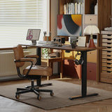 Agilestic Electric Standing Desk, 60 x 24 Inches Height Adjustable Desk, Sit Stand up for Work Office Home