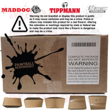 Maddog Tippmann 98 Custom Basic Silver CO2 Paintball Gun Marker Starter Package - Black
