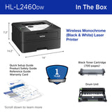 Brother HL-L2460DW Wireless Compact Monochrome Laser Printer Brother