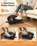 YOSUDA Under Desk Elliptical Electric,Ellipse Leg Exerciser for Seniors,Fully Assembled Seated Pedal Exerciser with Remote Control with Free Footstraps & 10 Adjustable Speeds YOSUDA