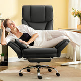 FelixKing Office Chair, Flip Armrests for Pets Criss Cross Legged, Black