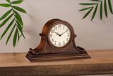 Bulova B1514 Asheville Mantel Clock, Brown Cherry