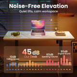 71 x 30 inch Electric Standing Desk Adjustable Height, 4 Memory Height Settings