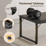Mericonia 54 Inch Computer Desk, 1" Thick Heavy Duty Industrial Office Desk