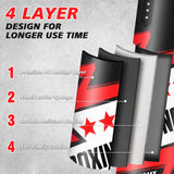 Filled Punching Bag for Adults, 4FT PU Leather Hanging Boxing Bag with 11lb Sponge Filler & 12OZ Boxing Gloves, Heavy Kicking Bag Boxing Equipment for MMA Training Karate Kickboxing YORWHIN