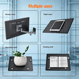 Wall Mount Laptop Stand with Detachable Mouse Tray, Supports Up to 8KG