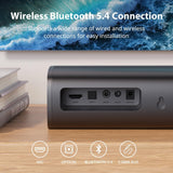 Upgraded Sound Bar for TV with 5.9inch Big Powerful 110W Subwoofer, Deep Bass, Bluetooth 5.4, ARC/Optical/AUX/Bluetooth Connect, Surround Sound System for PC/Gaming/Projectors/Gift Pcs