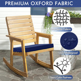 Chair Cushions 19 x 19 Inch Water Resistant Patio Chair Cushions with Tie 3 Year Color Fastness Thick Outdoor Seat