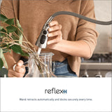 Moen 7622EVSRS Cia Smart Faucet Touchless Pull Down Sprayer Kitchen Faucet with Voice Control and Power Boost, Includes Optional Chrome Accents, Spot Resist Stainless