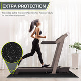 ProsourceFit Rubber Top Exercise Puzzle Mat 3/4-inch, 24 SQFT, 6 Tiles, EVA Foam Interlocking Tiles for Home Gym Protective Flooring for Equipment and Workouts, Grey ProsourceFit