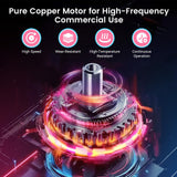 BLITZHOME Cotton Candy Machine, 1000W Electric Commercial Retro Candy Floss Maker with Sugar Scoop, Stainless Steel Bowl, Easy to Use/Clean, Perfect for Home, Party, Carnival, Kids Birthday, Festival