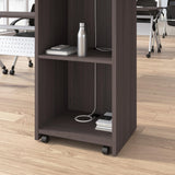 Bush Business Furniture Podium Lectern, 48 inch Tall, Professional-Grade Mobile Presentation Stand