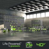 Greenworks 40V Cordless String Trimmer + Leaf Blower Combo Kit, 2.0Ah Battery and Charger Included