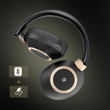 Active Noise Cancelling Headphones, 100H Playtime Headphones Wireless Bluetooth, Bluetooth Headphones with Microphone EAORUL