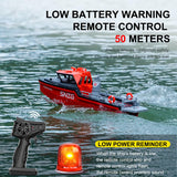 Ssccgym RC Jet Boat Remote Control Boat Port Tugboat Watercraft 8km/h 1/12 Scale 2.4Ghz 4CH for 14y+ Beginners on Lake Pool RTR/Black