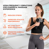 Percussion Massage Gun - Deep Tissue Massager for Sore Muscle and Stiffness - Quiet (Silver) LifePro