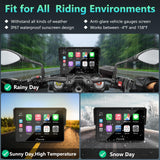 CARPURIDE W502BS for BMW Moto CarPlay & A-Auto Data Reading, Native Wonder