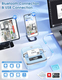 Phomemo M250 3" Label Maker, Thermal Barcode & Address Printer