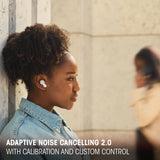 True Wireless Noise Cancelling Earbuds with Smart Charging Case, Legendary Pro Sound (Latte) JBL