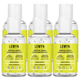 Lemyn Organics Orange Aloe Moisturizing Hand Sanitizer Gel 2oz Disc Top