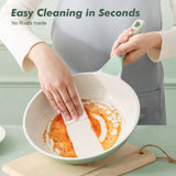 SENSARTE Nonstick Ceramic Frying Pan with Lid 8 Inch Small Omelette Pan Skillet, Free of Intentionally Added PFAS/PTFE Non-toxic Chef's Pan Induction Compatible Pan, Heat Resistant Handle, Mint Green
