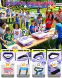 15x15 Heat Press Machine for T Shirts with 30oz Tumbler Press 8-in-1 Slide Out Easy Loading Heat