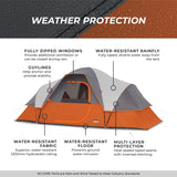 CORE 9 Person Extended Dome Tent - 16' x 9'