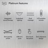 Beautyrest baselogic Platinum Adjustable Base Bed Frame - King
