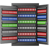 250 Position Wall Mounted Key Lock Box, Key Cabinet with Drop Slot