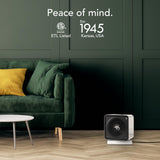 Vornado Velocity CUBE 5 OSC Whole Room Space Heater with 70º Oscillation, Remote Control, Vortex Heat Circulation, LED Touch Controls, 1-12 Hour Timer, Advanced Safety, Auto-Climate Control, White
