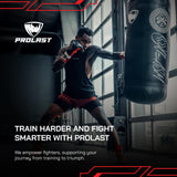 PROLAST Heavy Punching Kicking Bag, Black, 5ft, 100 lbs