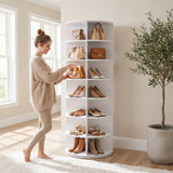 Rotating Shoe Rack,Shoe Shelf,Shoe Organizer for Closet,Spinning Shoe Racks