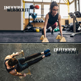 WOOD CITY 2 PCS Wood Push Up Bars Stands with Non-Slip Base, Supports Aerobics and Upper Body Strength Training for Men and Women, Joint-friendly Beech Wood Home Fitness Equipment WOOD CITY