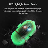 MuNanshan New 4Pcs Fishing Bite Alarm, Sensitive Electronic Fishing Alarms Indicator, Sound Bite Alert Bell with LED Lights