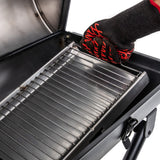King-Griller Gambler Portable Charcoal Grill in Black Char-Griller