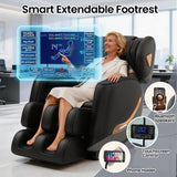 GOLD TIME Massage Chair Full Body, Zero Gravity Massage Recliner with Deep Kneading Shiatsu Massage, Foot Roller Reflexology, 14 Airbags, Heat Therapy, Bluetooth Speaker, Adjustable Leg Rest