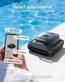 Gosvor LiteVac G1 Pool Vacuum, Wall & Waterline Cleaning, Double Filtration, 150-Min Battery Life for Smart Mode, 200-Min Battery Life for ECO Mode, 15.2 lbs, Smart Navigation, with APP