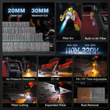 ARCCAPTAIN 65A Plasma Cutter Machine, Non-Touch Pilot Arc, 3-in-1 Cut Modes