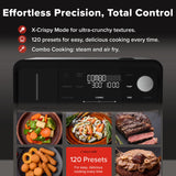 Nuwave PFAS-Free Steam Oven & Air Fryer, All-in-One Convection Cooker with Precision Steam Control, Toast, Air Fry, Sous Vide