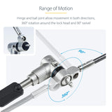 StarTech 25-Pack Universal Laptop Lock, 6.6ft, TAA (2m)
