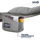 ENO SuperNest SL Hammock - 1 to 2 Person Backyard Hammock - Outdoor Patio Furniture for Backyard, Lawn, or Balcony - Pebble Grey