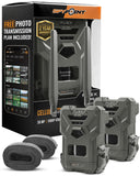SPYPOINT Flex G-36 Twin Pack Cellular Trail Camera, 36MP Photos and 1080p Videos with Sound, GPS Enabled, Dual-Sim LTE Connectivity, 100' Flash & Detection Range, Responsive Trigger up to .3S SPYPOINT