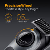 Braun All-in-One Men's Shaving Kit Series 5 5490, 9-in-1 Beard, Face, Nose, Ear Trimmer, Hair Clippers, Body Groomer and Manscaping