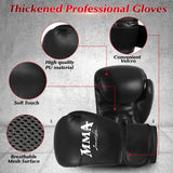 4FT Hanging Punching Bag for Adults, Super PU Leather Boxing Training Equipment Heavy Bag with 12OZ MMA Gloves, Unfilled Kicking Bag Boxing Set for Training Karate Kickboxing Muay Thai YORWHIN