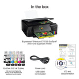 Epson Expression Premium ET-7700 EcoTank Wireless 5-Color All-in-One Supertank Printer with Scanner, Copier and Ethernet